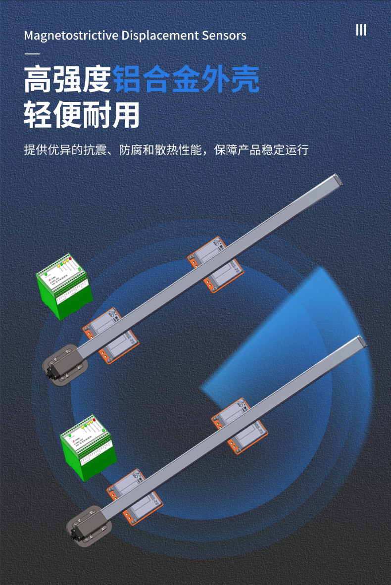 超長量程傳感器_長距離磁致伸縮絕對式位移測量系統(圖4)
