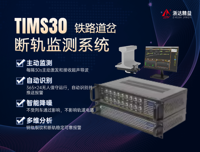 亞洲TIMS30鐵路道岔斷軌監測系統