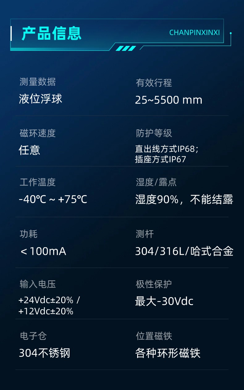 EJ磁致伸縮浮球液位計(圖9)